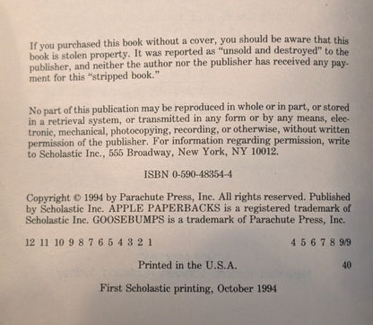 Phantom of the Auditorium (Goosebumps #24) by R.L Stine