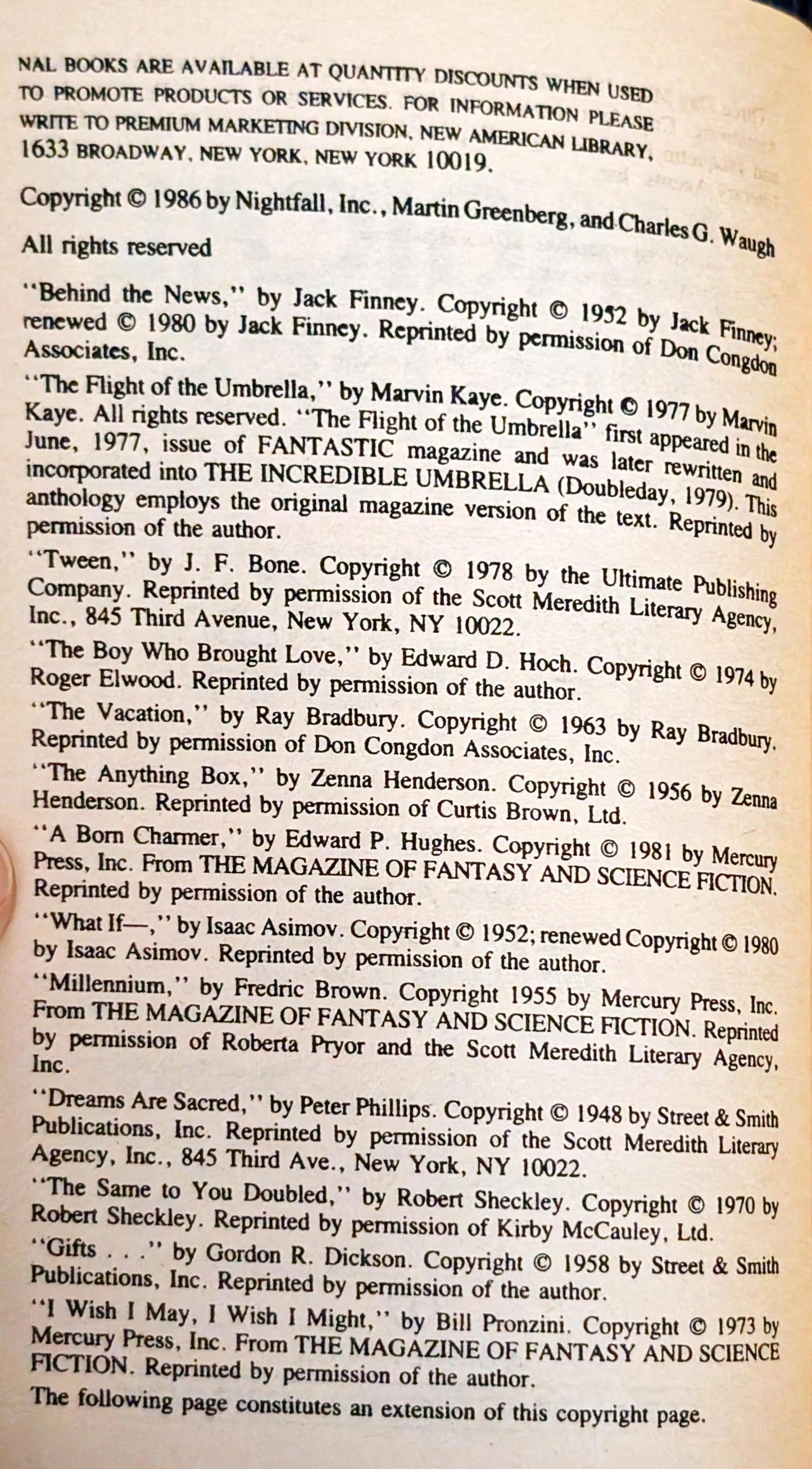 Magical Wishes: Isaac Asimov's Magical Worlds of Fantasy #7 edited by Isaac Asimov, Martin H.Greenberg and Charles G. Waugh