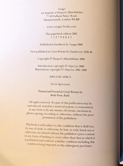 The Mabinogion translated by Lady Charlotte Guest and illustrated by Alan Lee