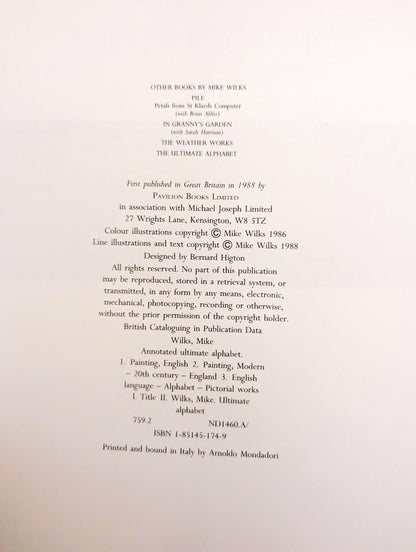 The Annotated Ultimate Alphabet by Mike Wilks