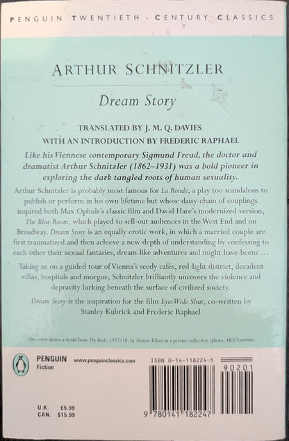 The Dream Story by Arthur Schnitzler