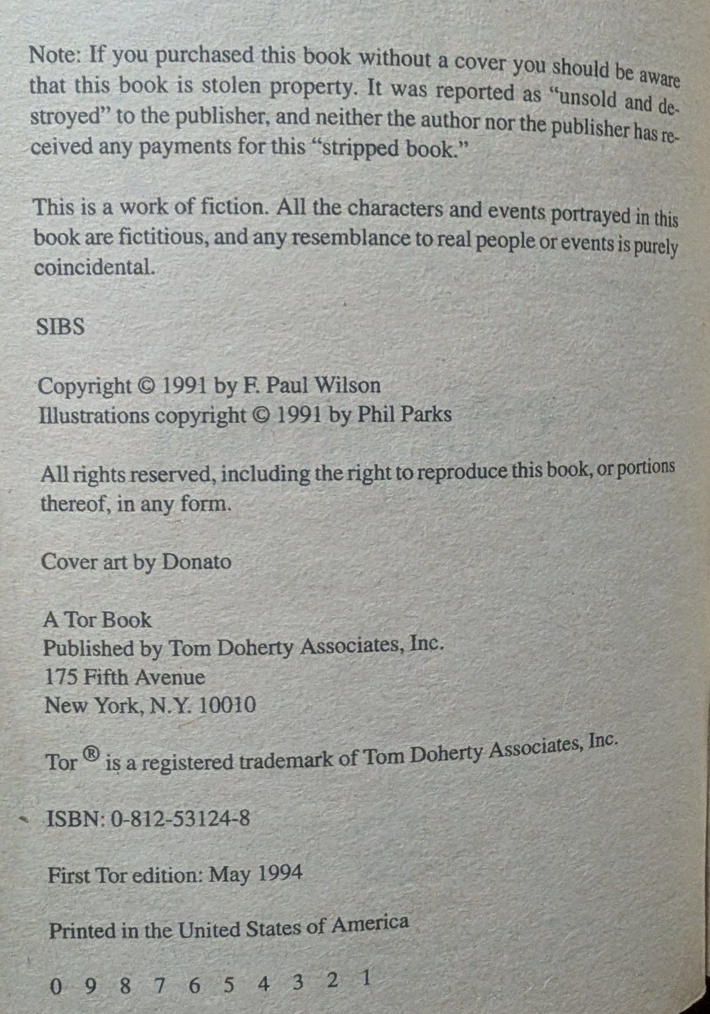 Sibs by F. Paul Wilson