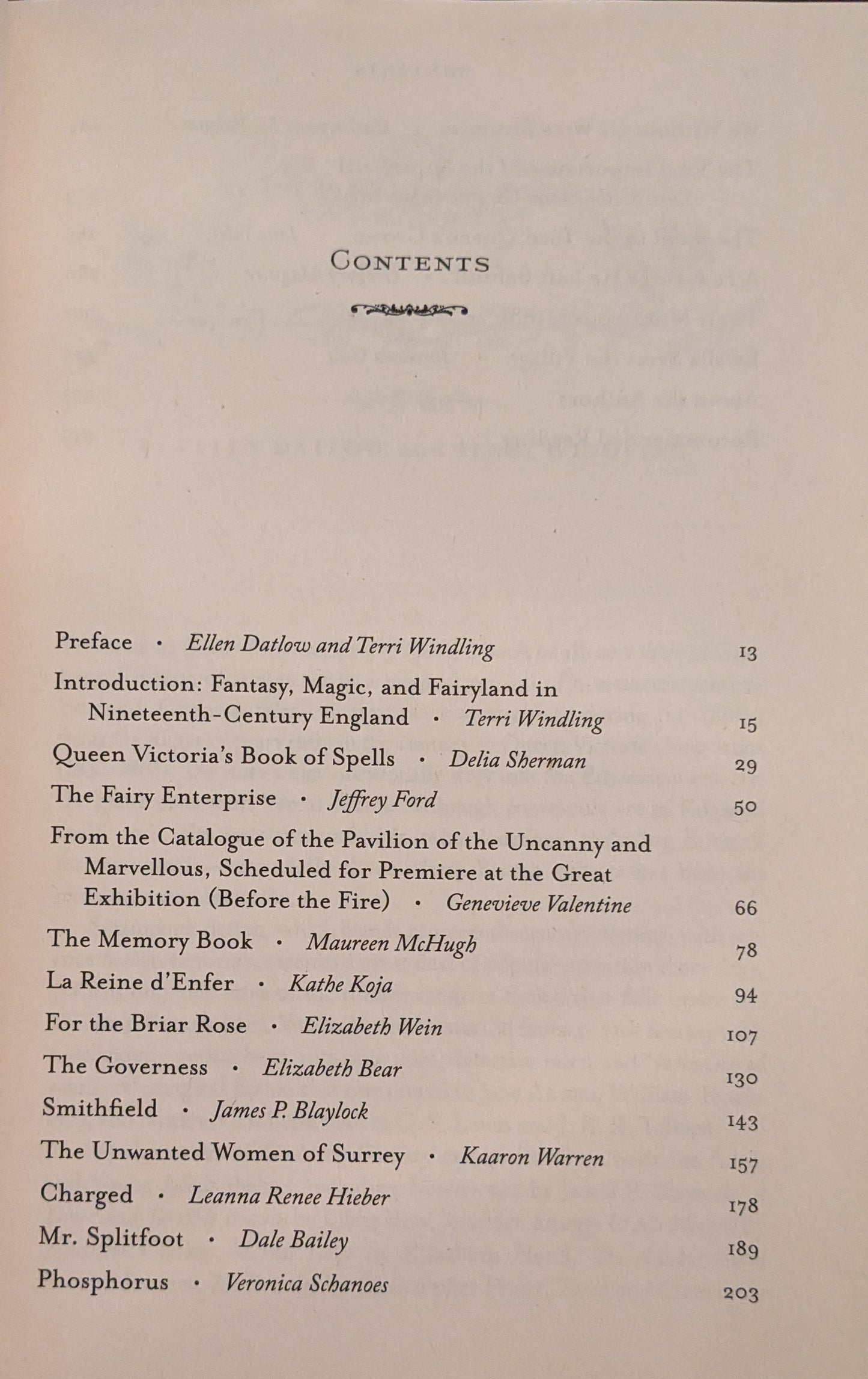 Queen Victoria's Book of Spells: An Anthology of Gaslamp Fantasy edited by Ellen Datlow