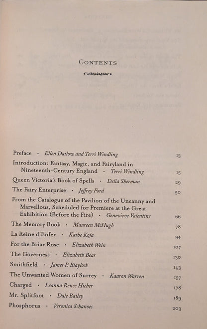 Queen Victoria's Book of Spells: An Anthology of Gaslamp Fantasy edited by Ellen Datlow