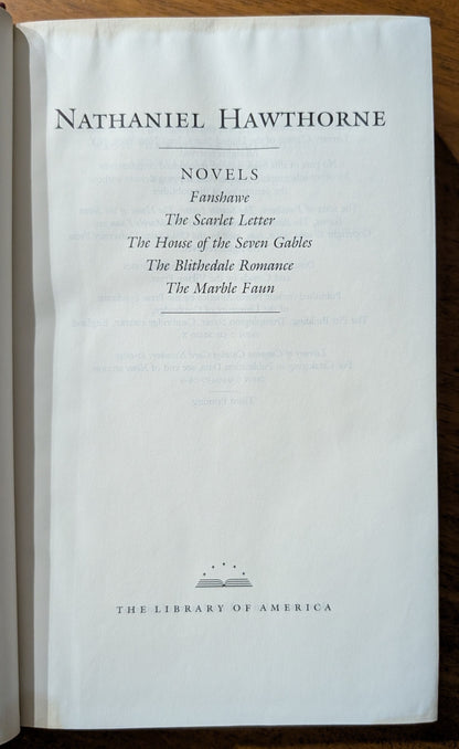 Nathaniel Hawthorne: Novels