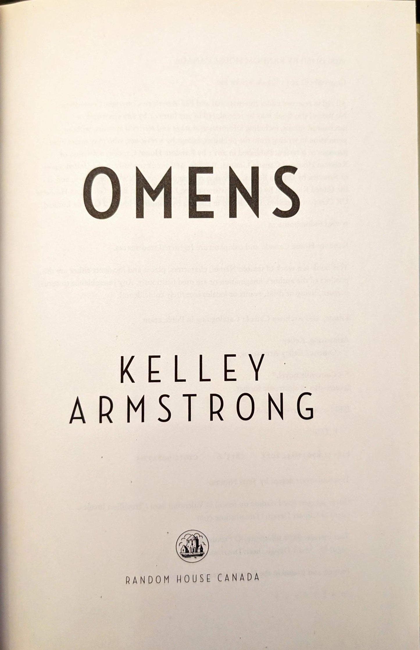Omens by Kelly Armstrong