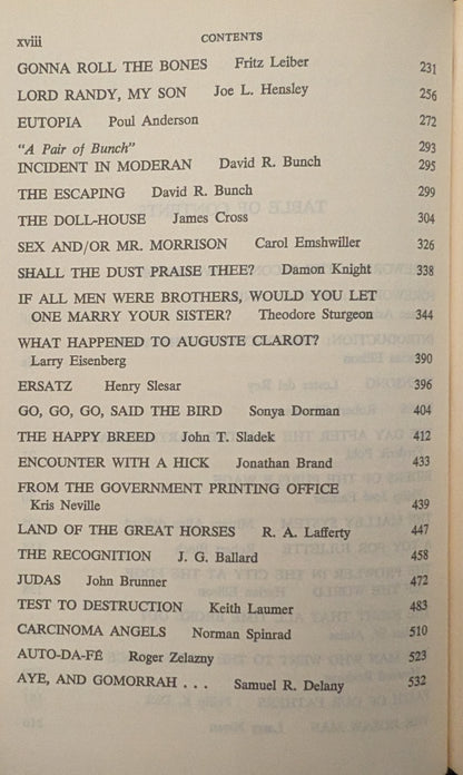 Dangerous Visions: 33 Original Stories edited by Harlan Ellison
