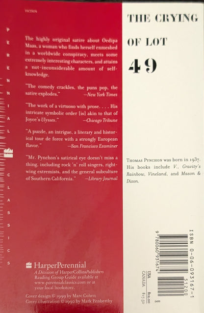 The Crying Lot of 49 by Thomas Pynchon