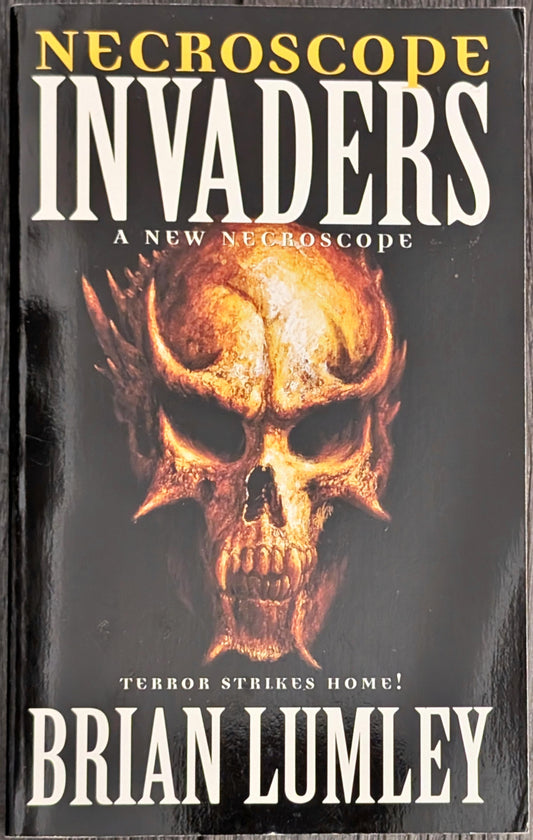 Necroscope: Invaders by Brian Lumley (Signed)