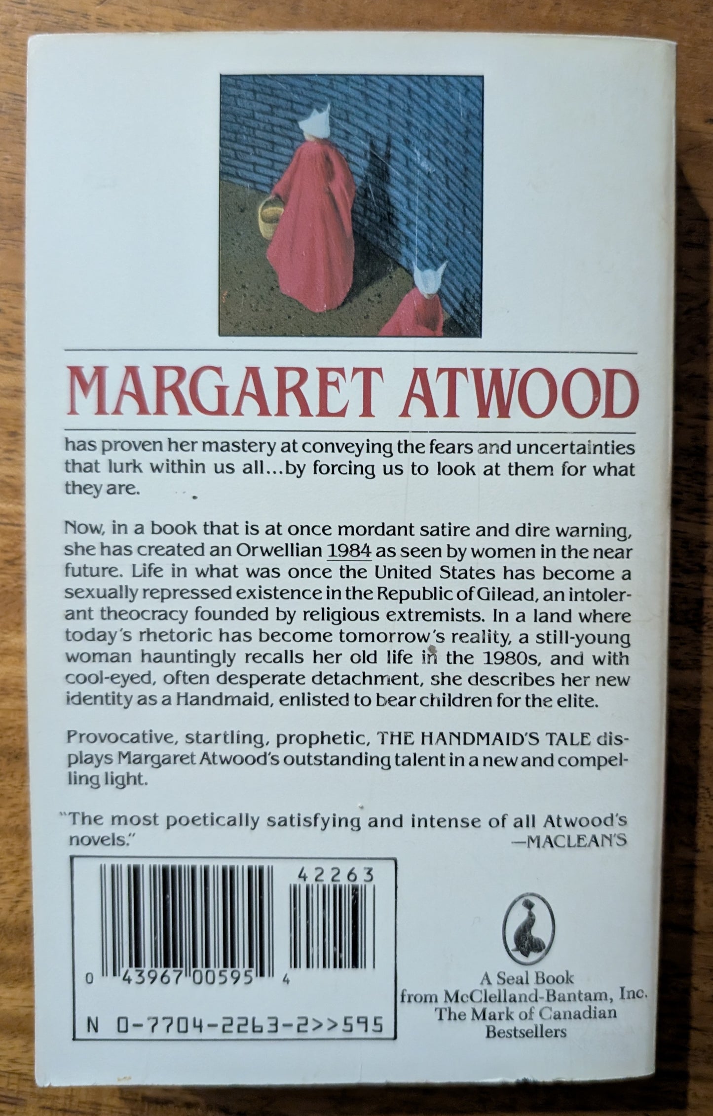 The Handmaid's Tale by Margaret Atwood