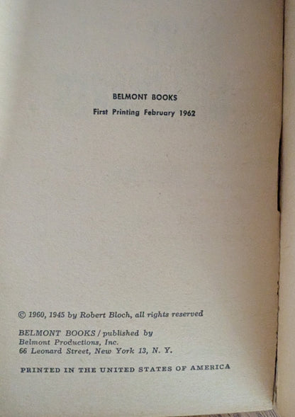 More Nightmares Weird Tales by Robert Bloch