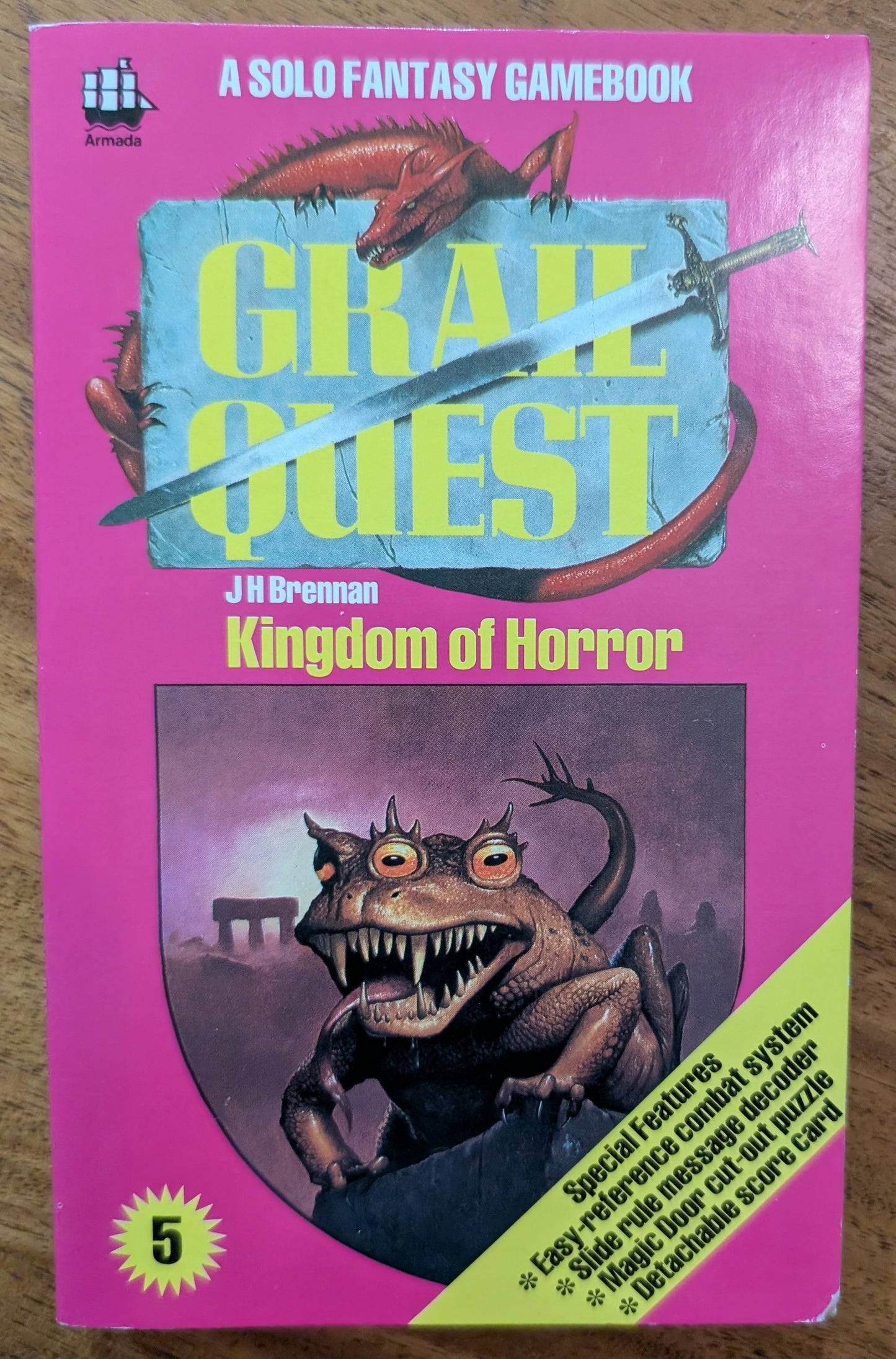 Grail Quest: Kingdom of Horror by J.H Brennan