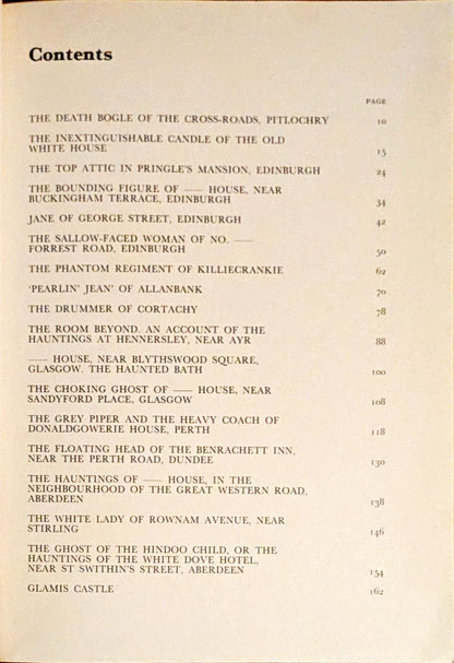 Scottish Ghost Stories by Elliot O'Donnell