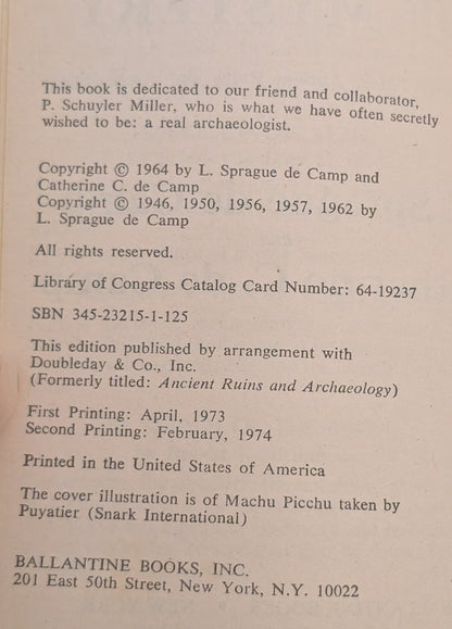 Citadels of Mystery by L.Sprague de Camp and Catherine C. de Camp