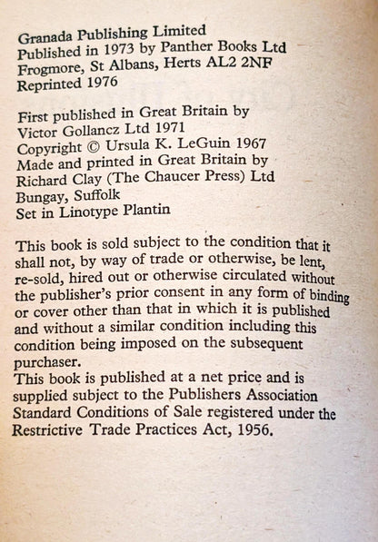 City of Illusions by Ursula K.LeGuin