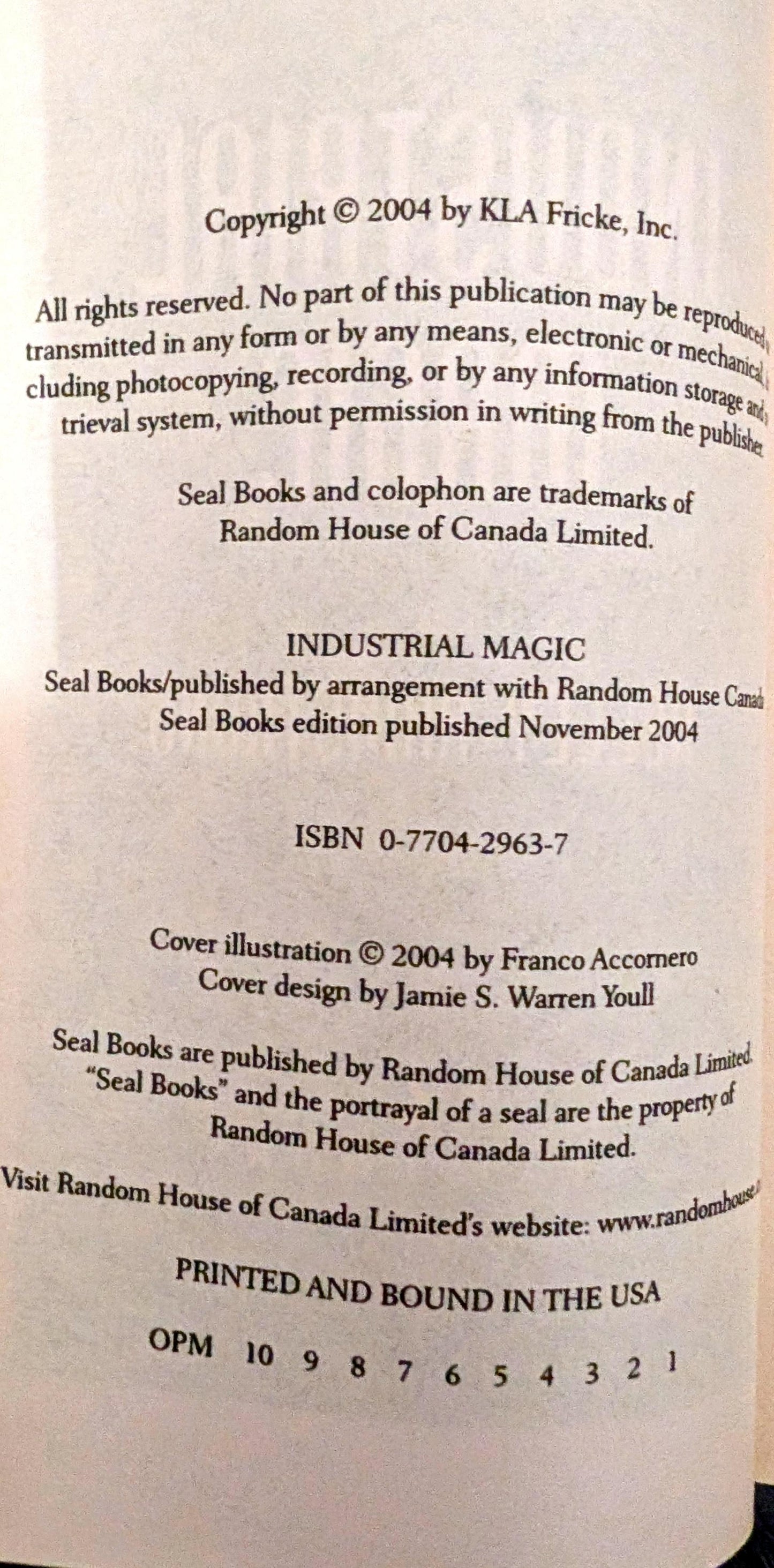 Industrial Magic by Kelley Armstrong