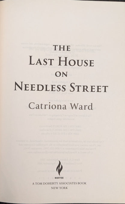 The Last House on Needless Street by Catriona Ward