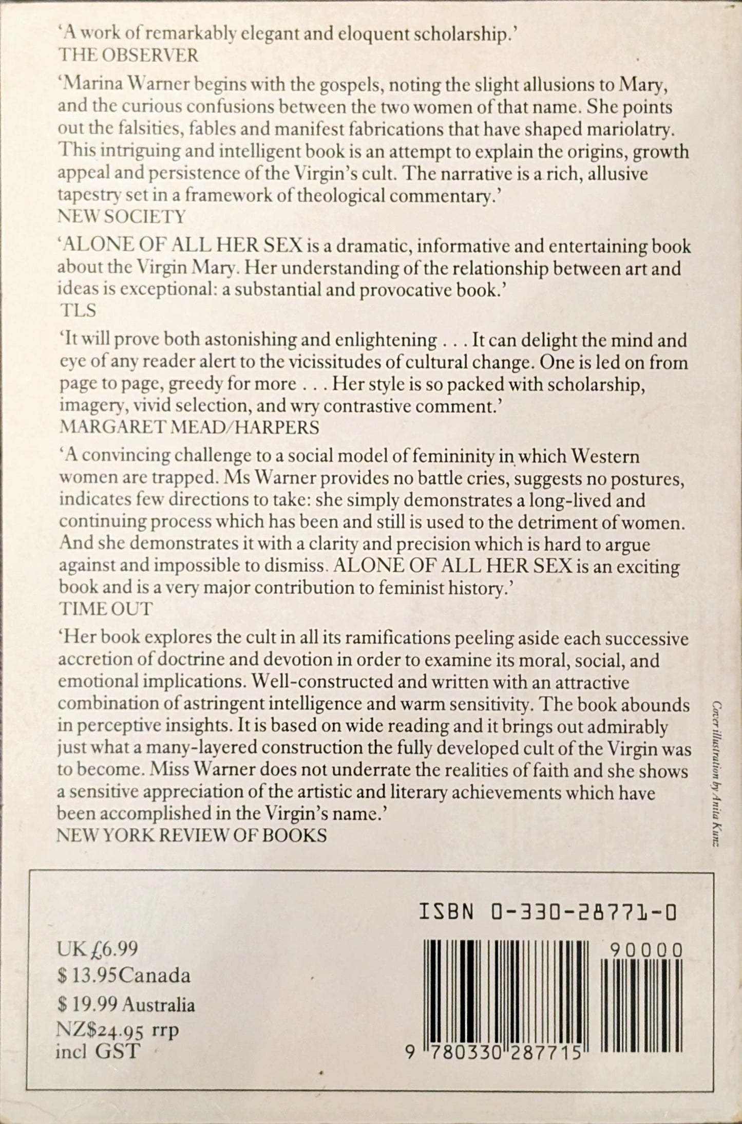 Alone of All Her Sex by Marina Warner