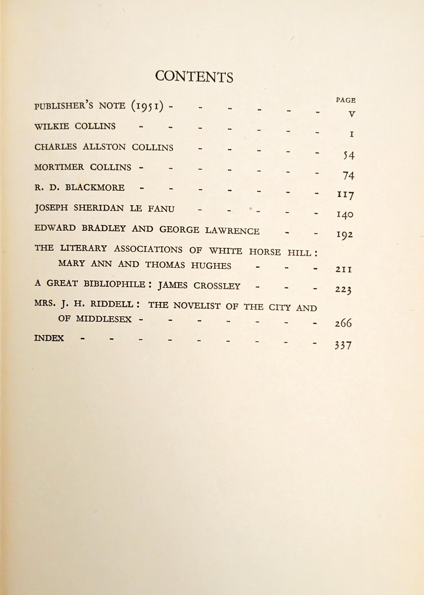 Wilkie Collins, Le Fanu and Others: Biographies and Bibliographies by S.M Ellis