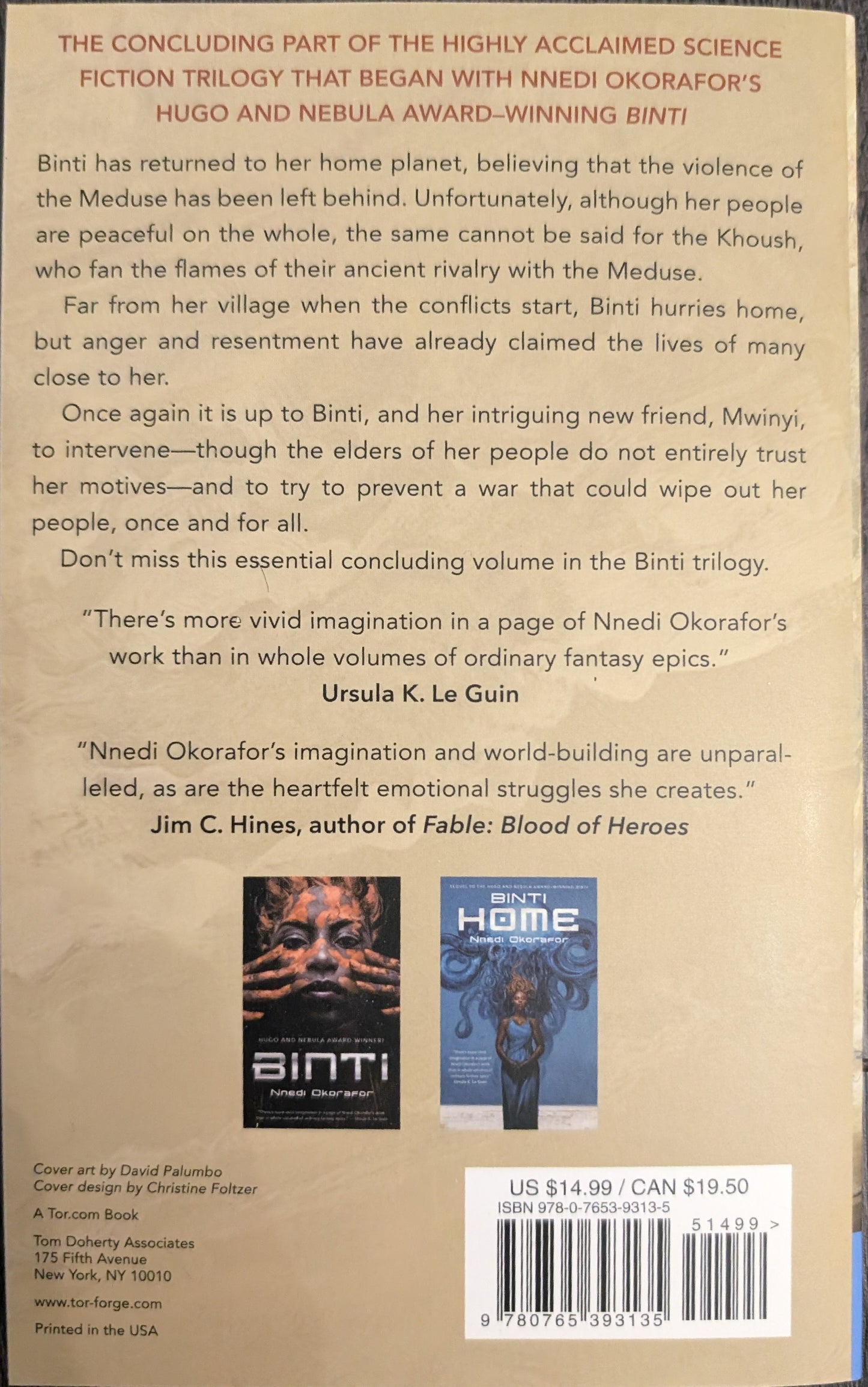 Binti: The Night Masquerade by Nnedi Okorafor