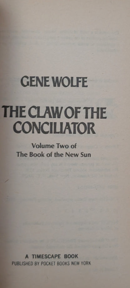 The Claw of the Conciliator by Gene Wolfe