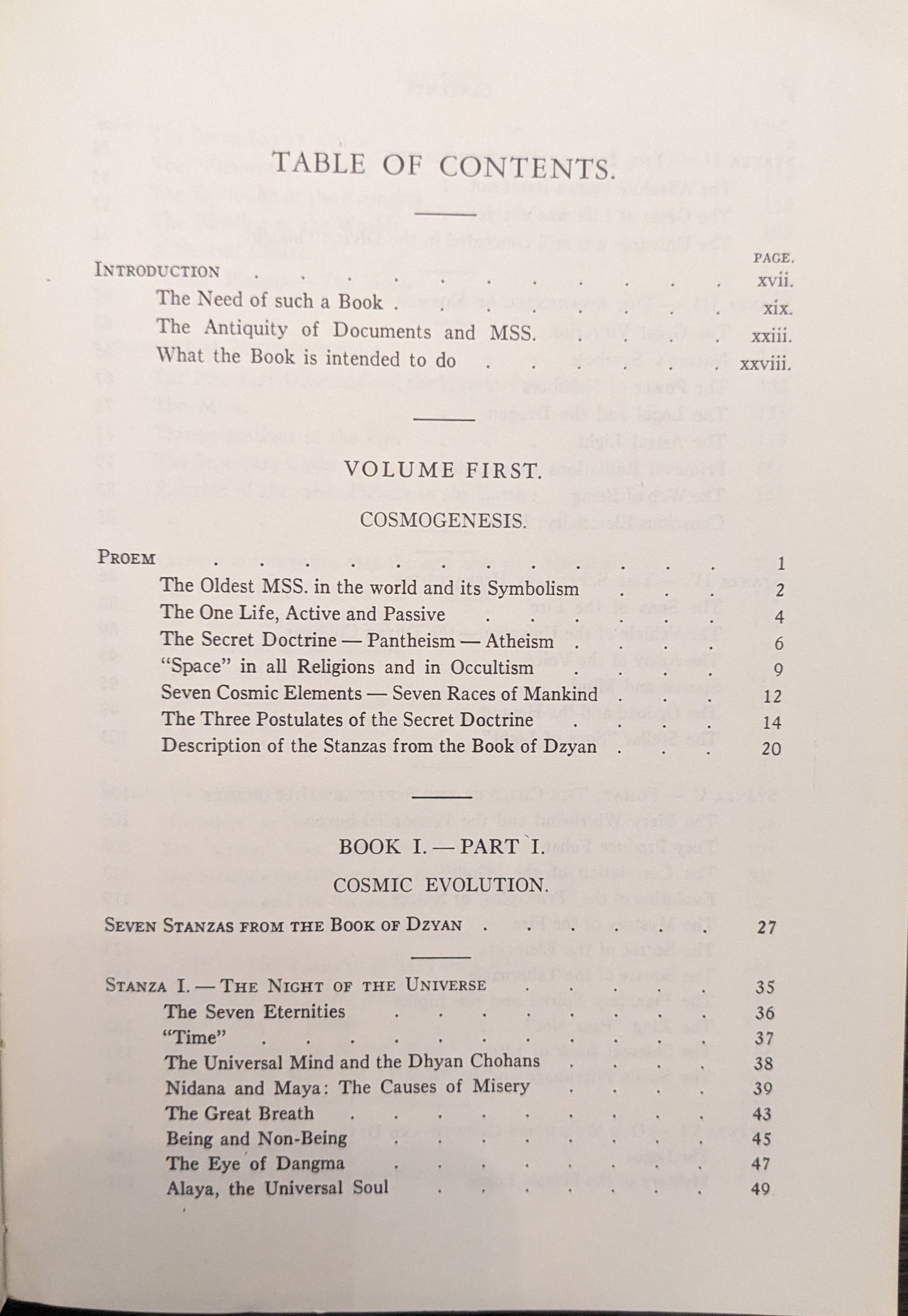 The Secret Doctrine: The Synthesis of Science, Religion and Philosophy by H.P Blavatsky Two Volume Set