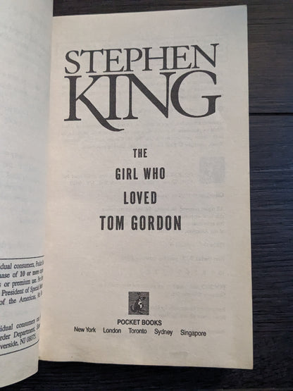 The Girl Who Loved Tom Gordon by Stephen King