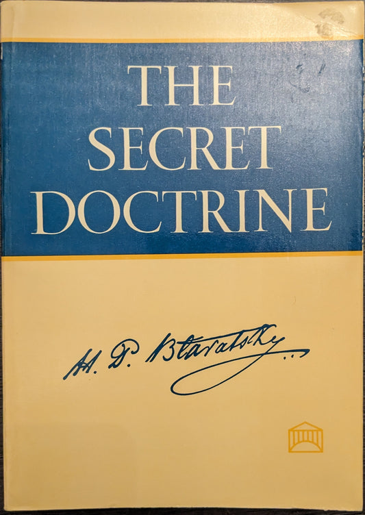 The Secret Doctrine: The Synthesis of Science, Religion and Philosophy by H.P Blavatsky Two Volume Set