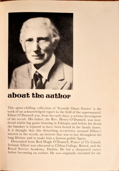 Scottish Ghost Stories by Elliot O'Donnell