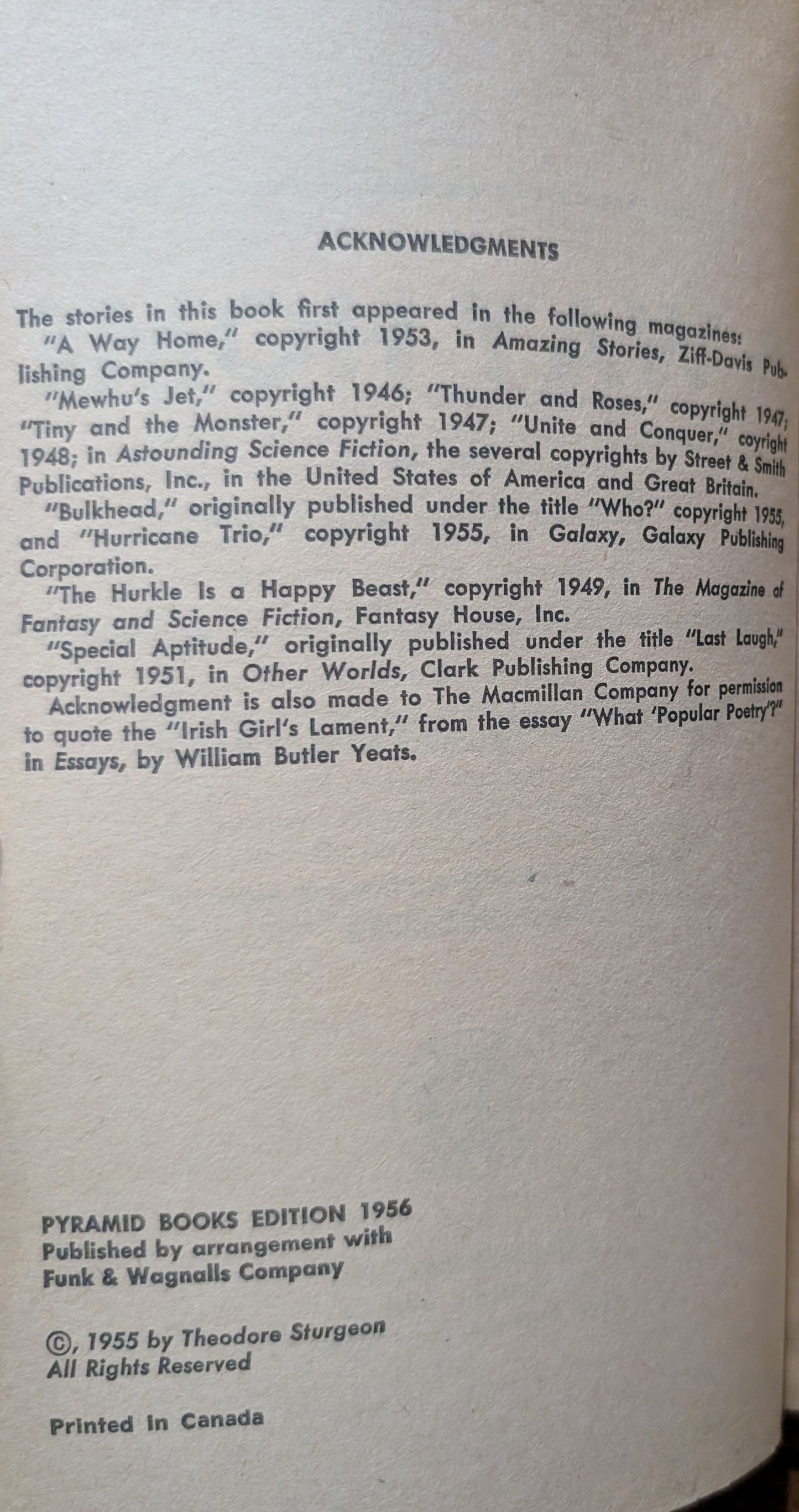 A Way Home by Theodore Sturgeon