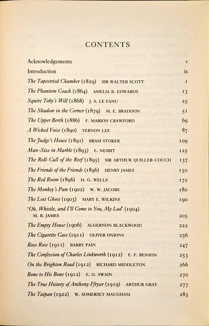 The Oxford Book of English Ghost Stories chosen by Michael Cox