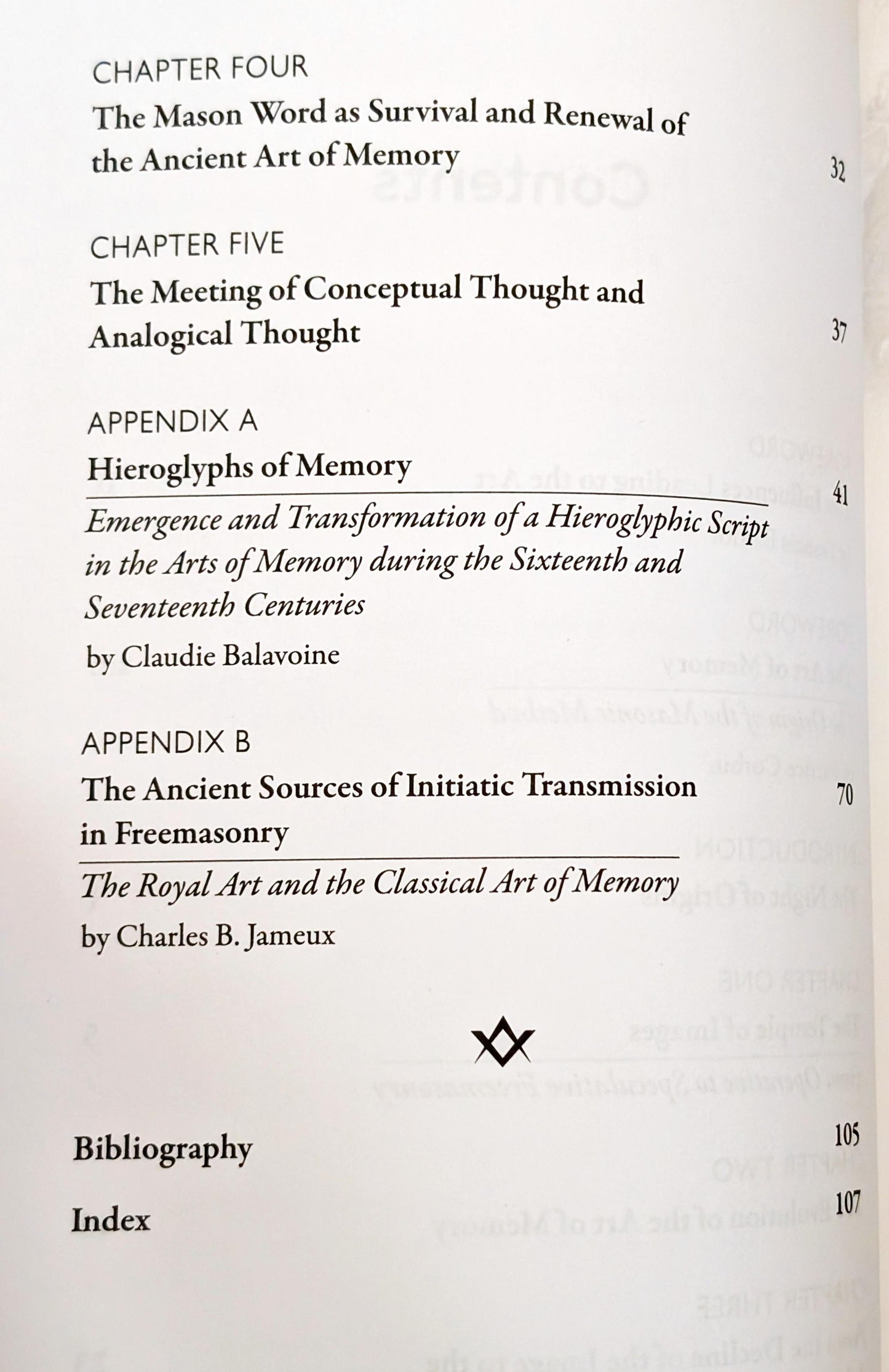 Memory Palaces and Masonic Lodges: Esoteric Secrets of the Art of Memory by Charles B. Jameux