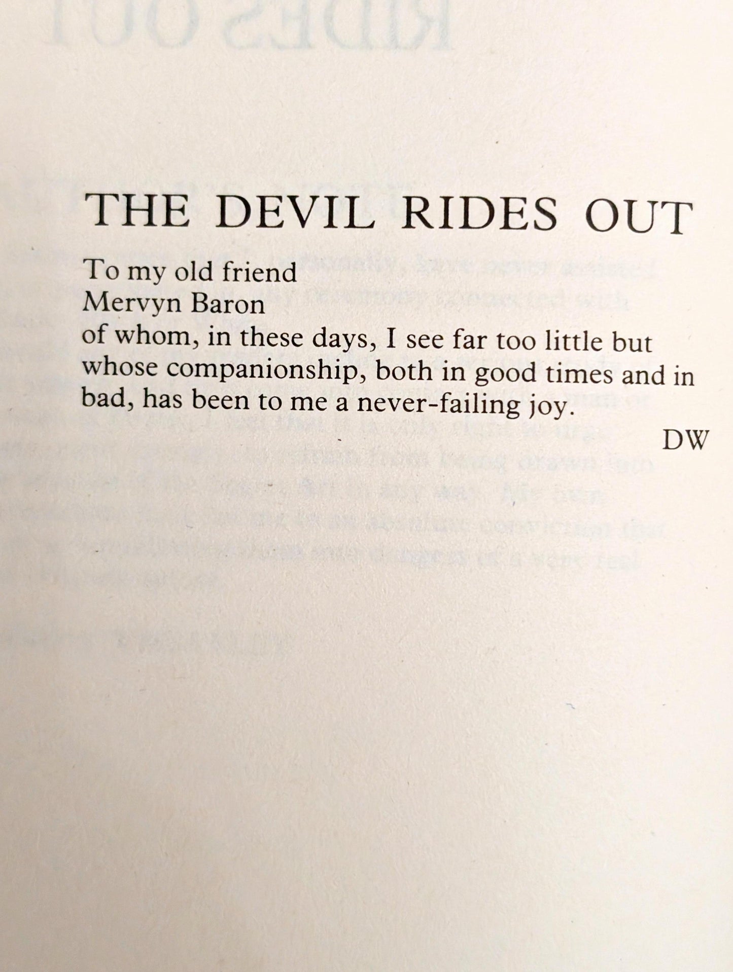 The Devil Rides Out and Gateway to Hell by Dennis Wheatley