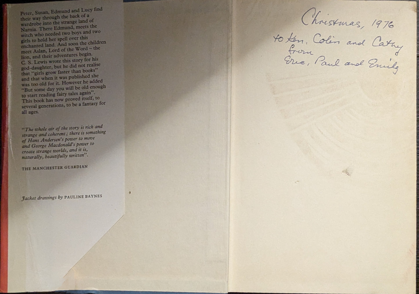 The Lion, the Witch and the Wardrobe by C.S Lewis