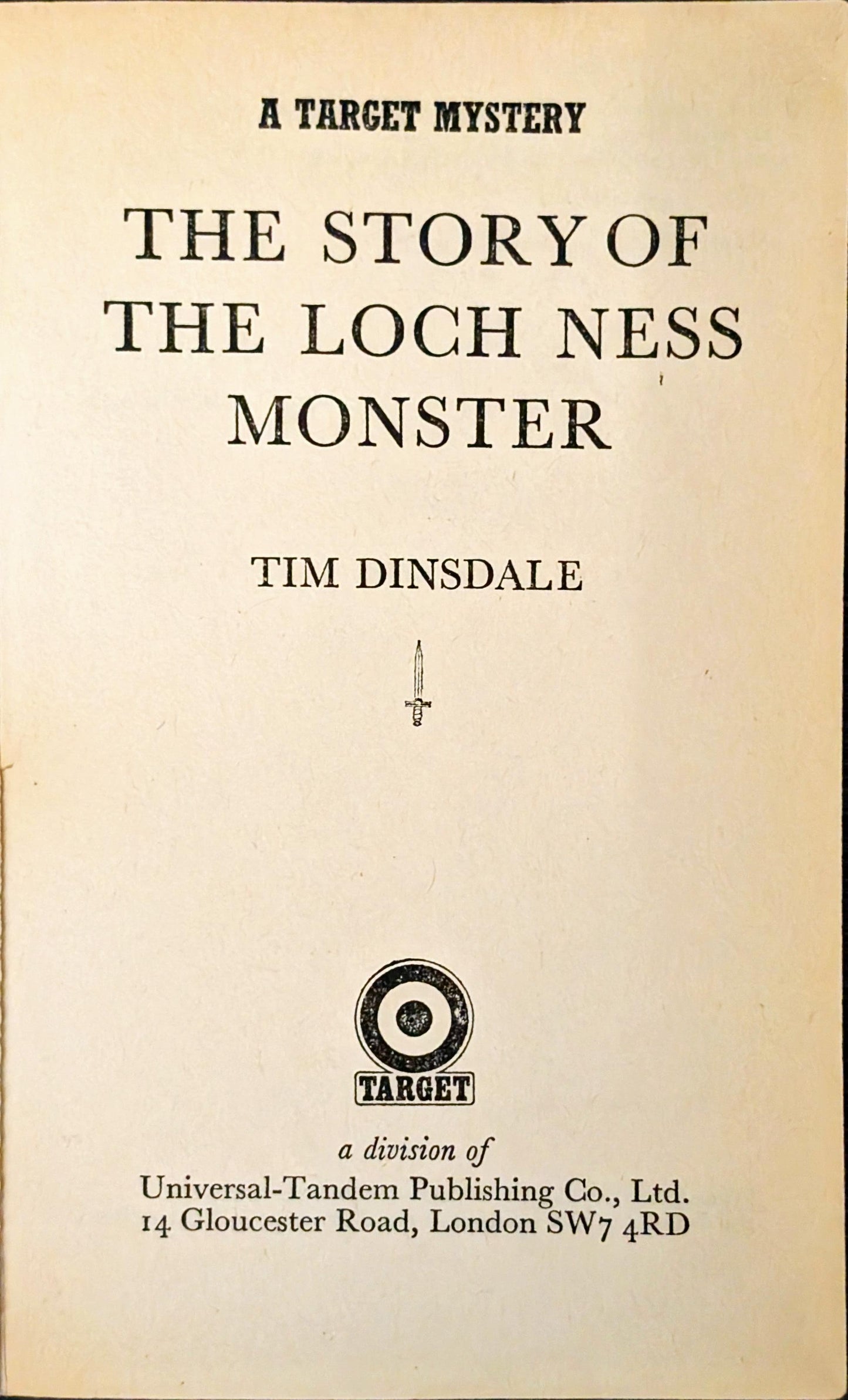 The Story of the Loch Ness Monster by Tim Dinsdale