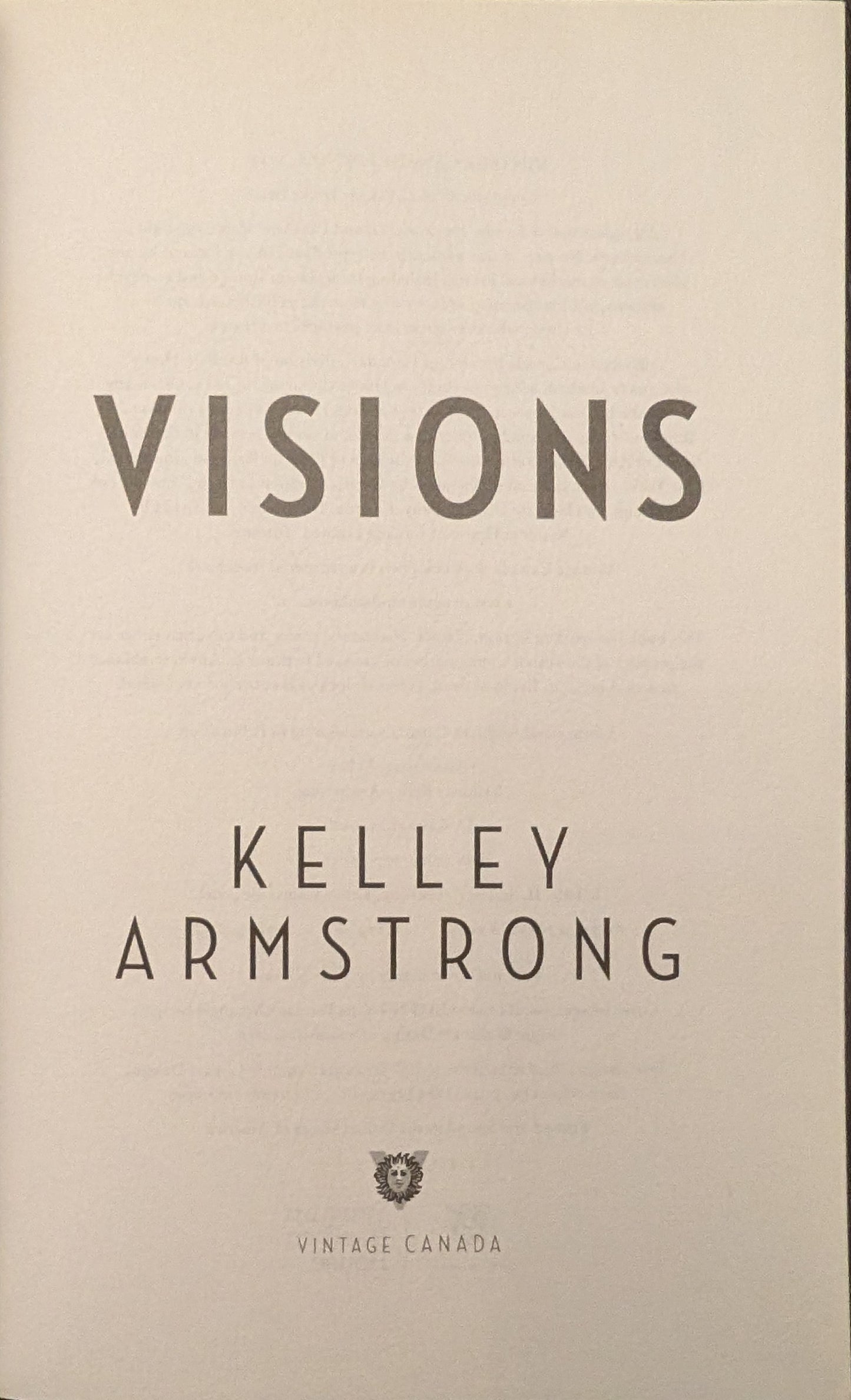 Visions by Kelley Armstrong