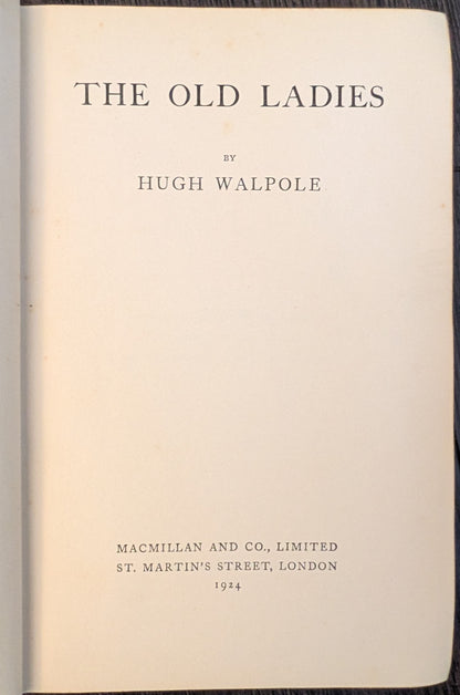 The Old Ladies by Hugh Walpole