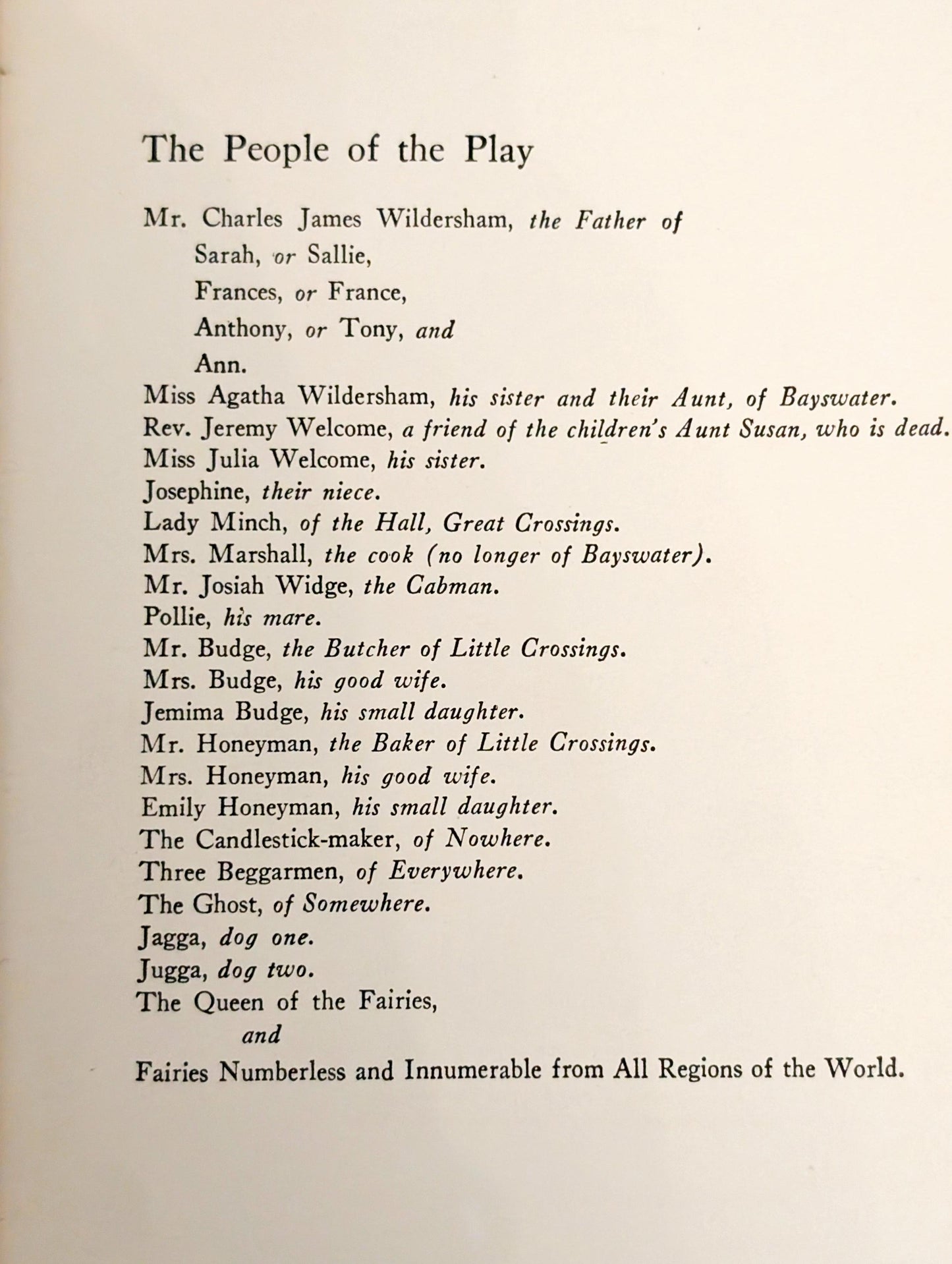 Crossings: A Fairy Play by Walter De La Mare