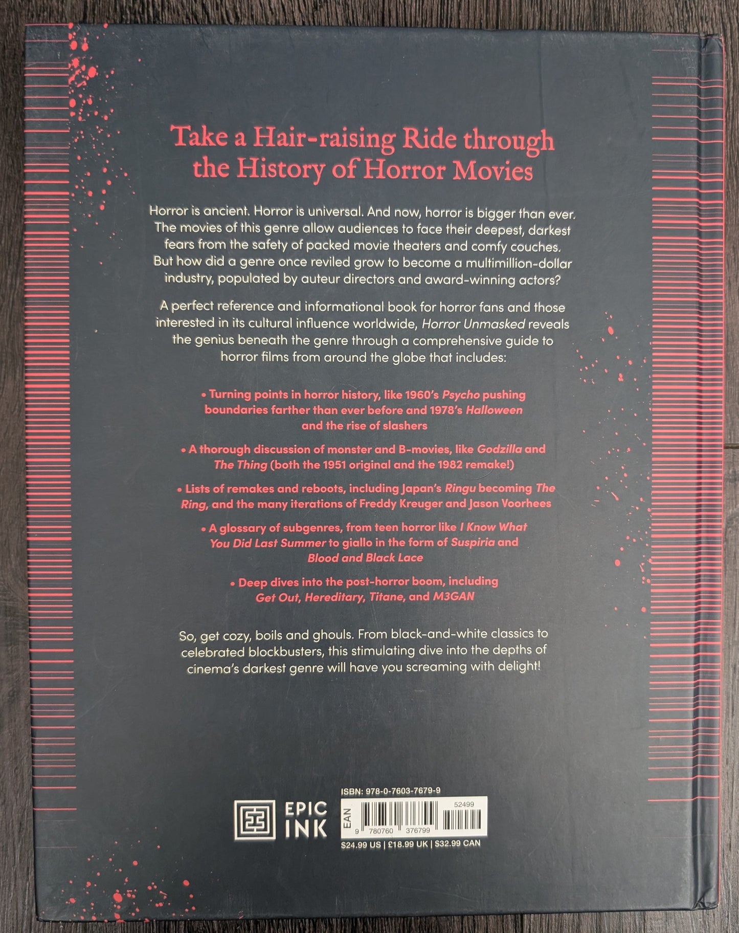 Horror Unmasked: A History of Terror from Nosferatu to Nope by Brad Weismann