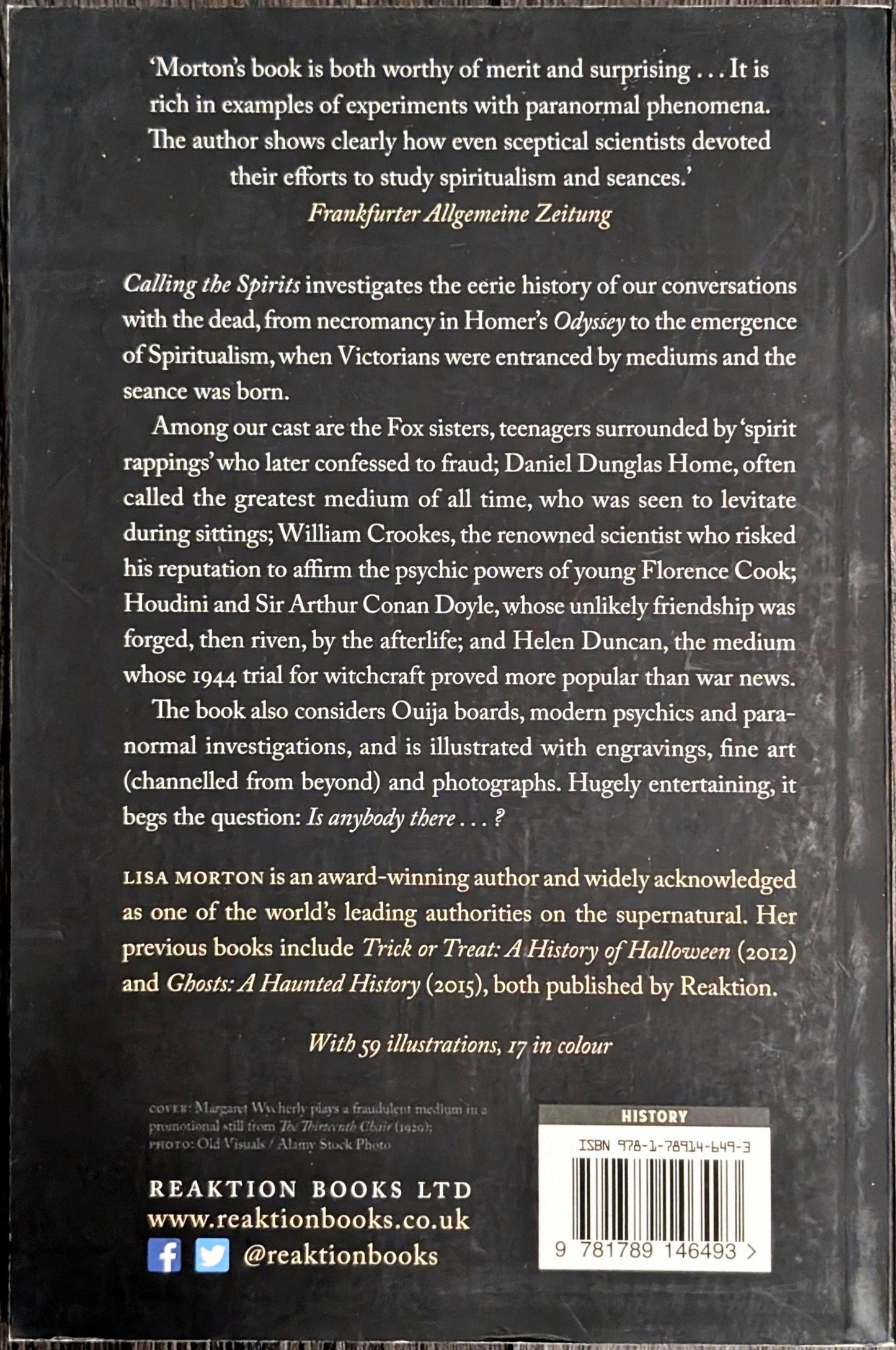 Calling the Spirits: A History of Seances by Lisa Morton