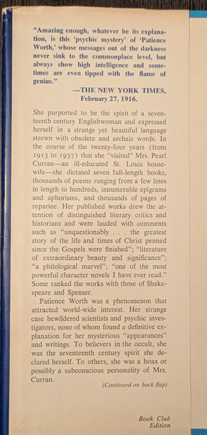 Singer in the Shadows: The Strange Story of Patience Worth by Irving Litvag