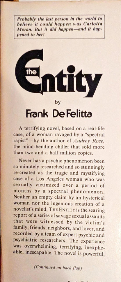 The Entity by Frank DeFelitta