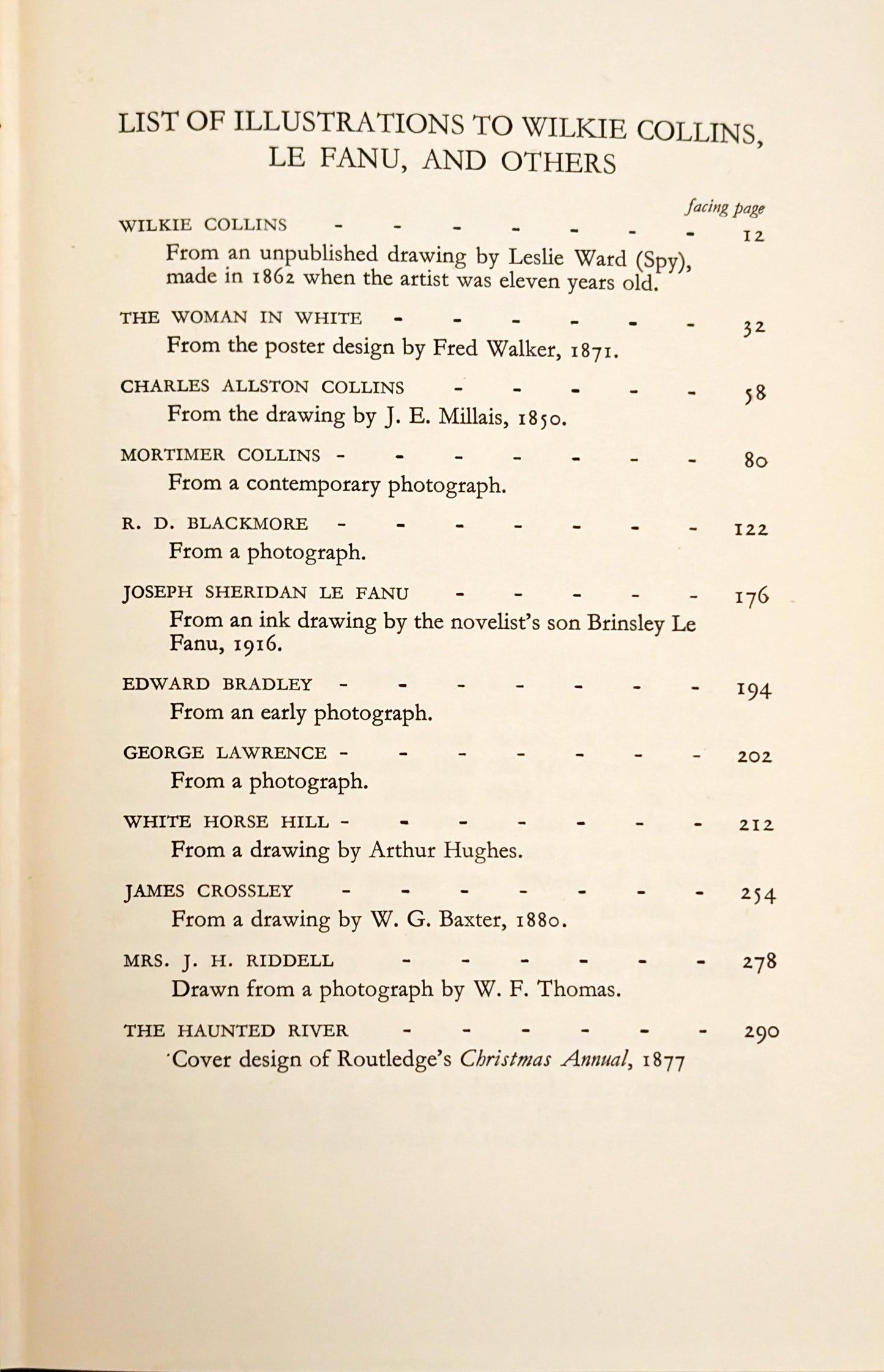 Wilkie Collins, Le Fanu and Others: Biographies and Bibliographies by S.M Ellis