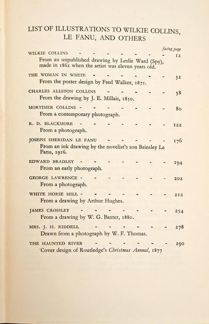 Wilkie Collins, Le Fanu and Others: Biographies and Bibliographies by S.M Ellis