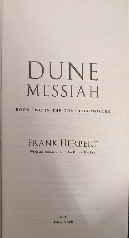 Dune: Messiah by Frank Herbert