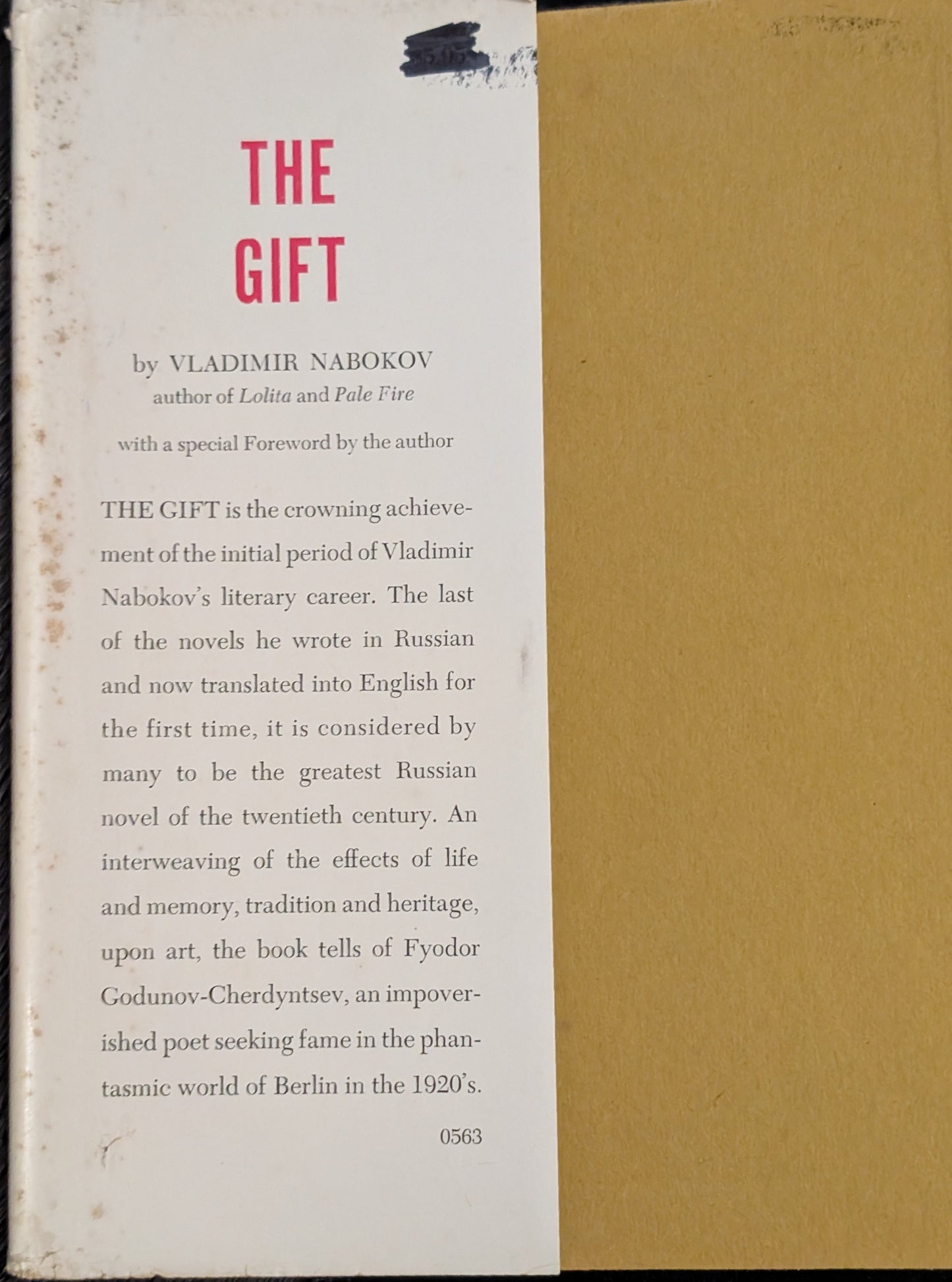 The Gift by Vladimir Nabokov