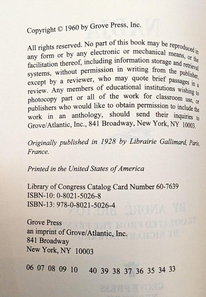 Nadja by André Breton