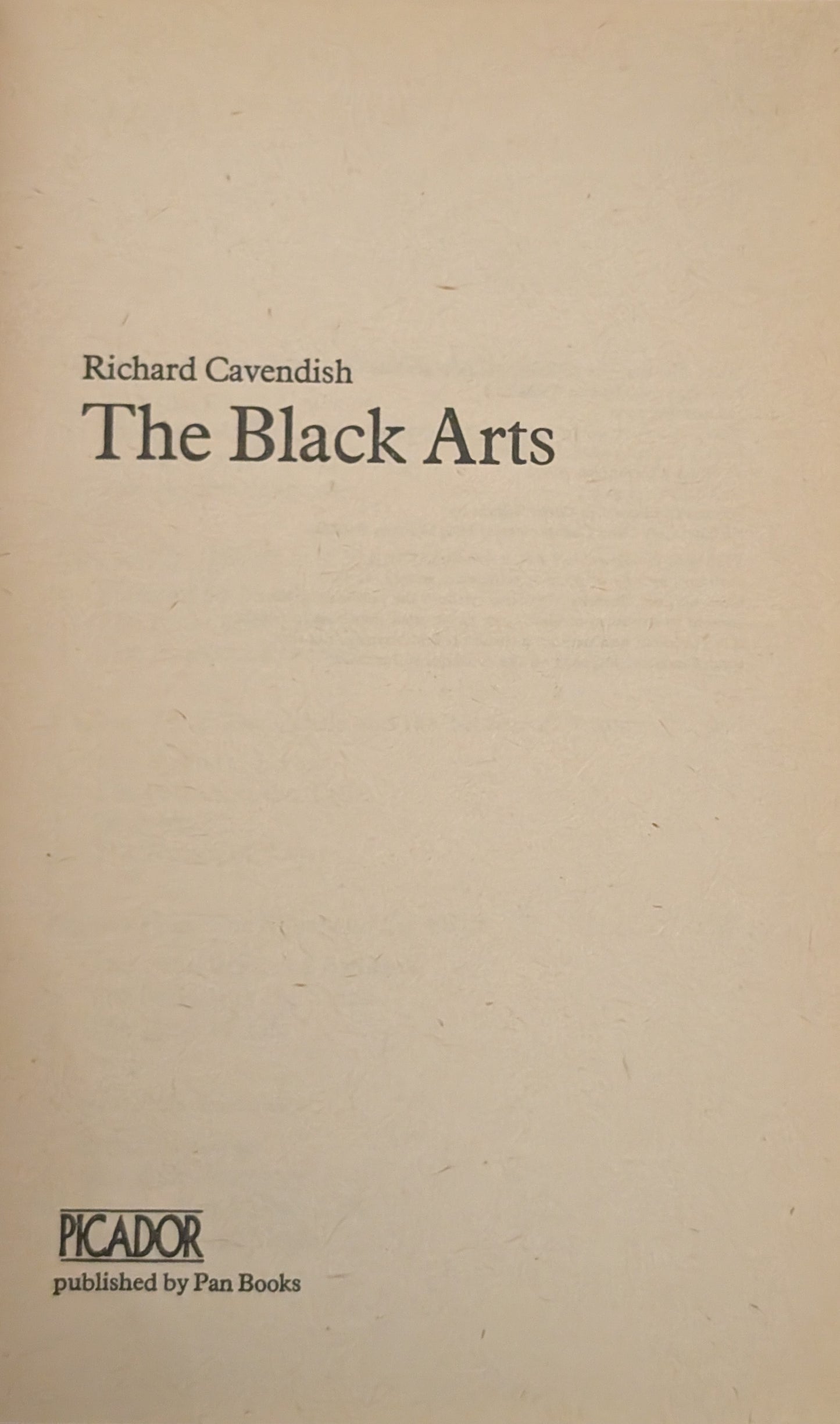 The Black Arts by Richard Cavendish