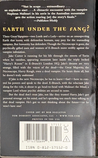 Necroscope: Invaders by Brian Lumley (Signed)