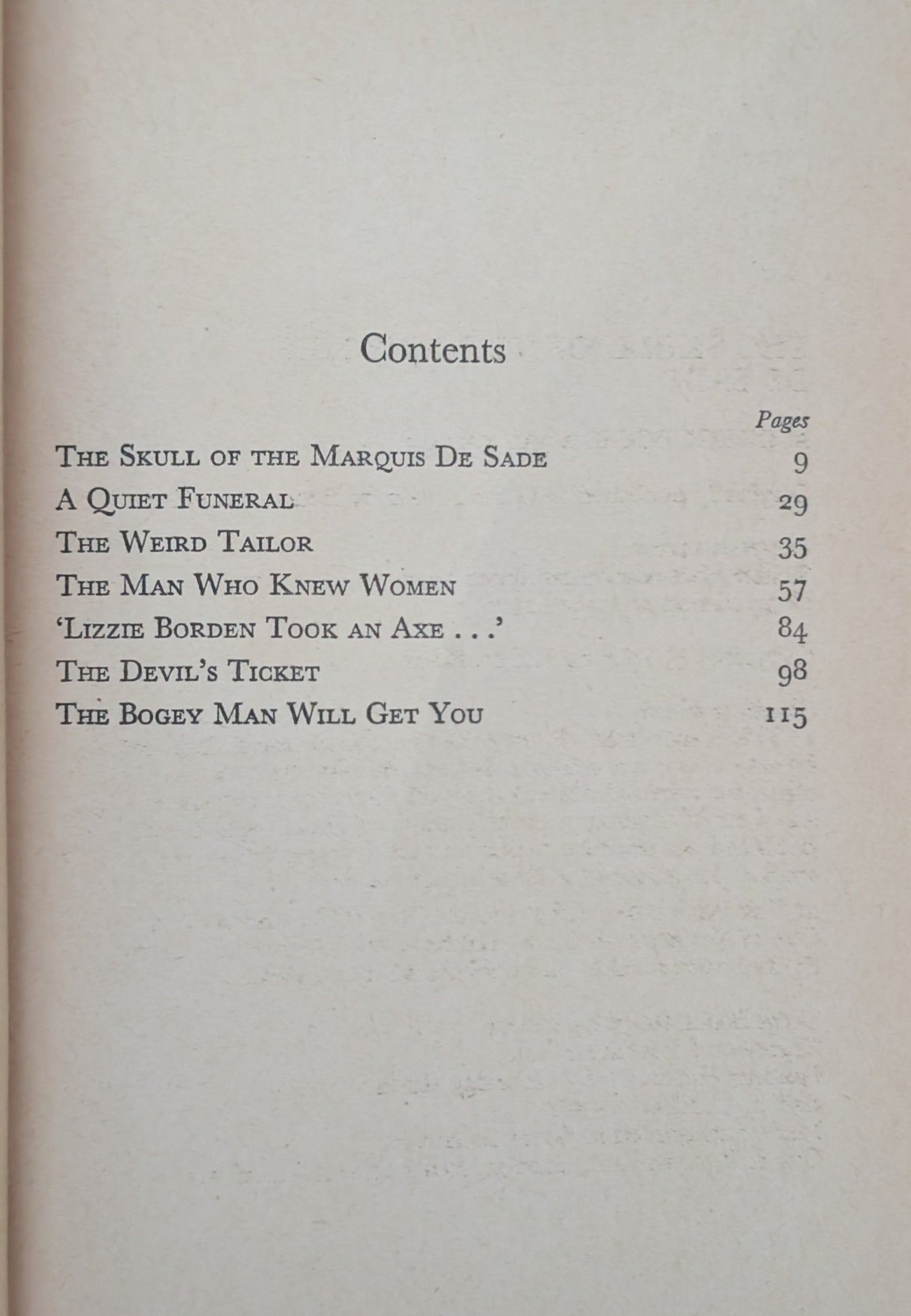The Skull Of the Marquis de Sade by Robert Bloch